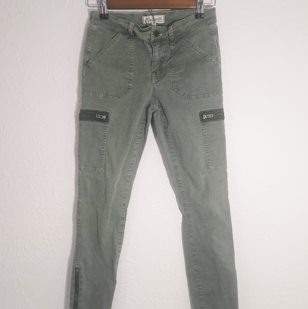 Madewell Skinny Crop Cargo Jeans Size 24
